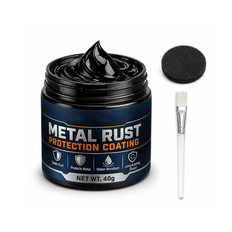 🥳2026 HOT SALE🥳🎉 50K+ SOLD! Metal Rust Protection Black Paste🏠 Make Old Rusty Metal Look Brand New Again!