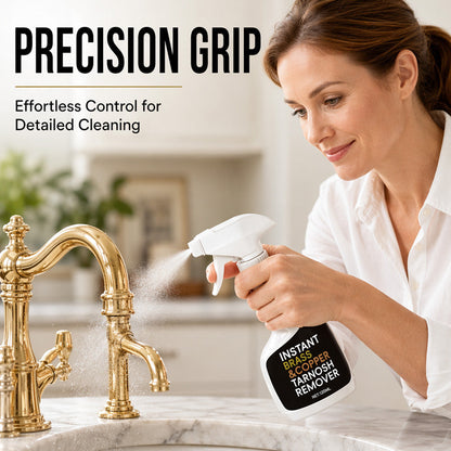 ✨Restore Tarnished Brass In Seconds! Instant Brass Tarnish Remover Spray, Fast Shine Renew