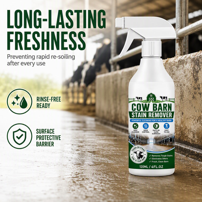 ⏰LIMITED TIME 49% OFF!🐄 Remove Tough Barn Stains & Dirt in Seconds! 🧹✨ Professional-Strength Farm Surface Cleaner!