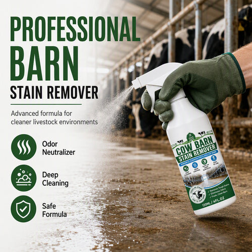 ⏰LIMITED TIME 49% OFF!🐄 Remove Tough Barn Stains & Dirt in Seconds! 🧹✨ Professional-Strength Farm Surface Cleaner!