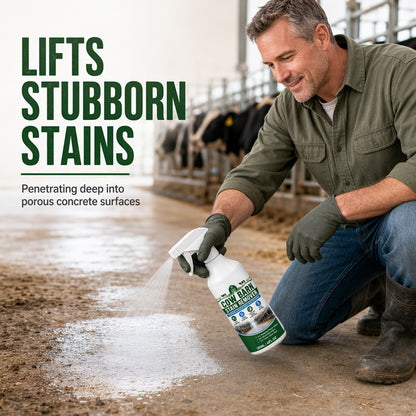 ⏰LIMITED TIME 49% OFF!🐄 Remove Tough Barn Stains & Dirt in Seconds! 🧹✨ Professional-Strength Farm Surface Cleaner!