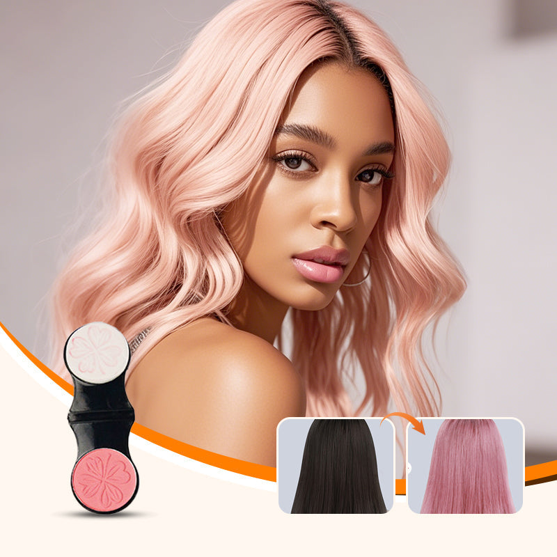 🌈 Change Your Hair Color Daily!💇‍♀️Quick Single-Use Hair Dye Powder Cake