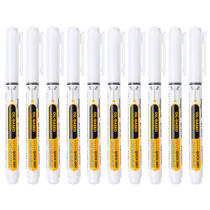 🛠️Precision Tip Oil‑Based Marker｜Quick‑Dry, Waterproof, Smudge‑Proof & Fade‑Resistant🖊️