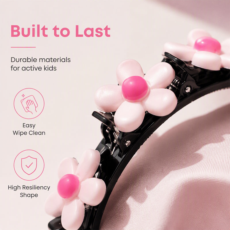 🌺 Kids Braided Hairpin – Easy 5‑min styling &🎀 cute cartoon designs ✨