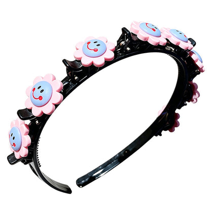 🌺 Kids Braided Hairpin – Easy 5‑min styling &🎀 cute cartoon designs ✨