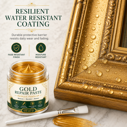 ✨Gold/Silver Metallic Refinishing Repair Paste with Brush