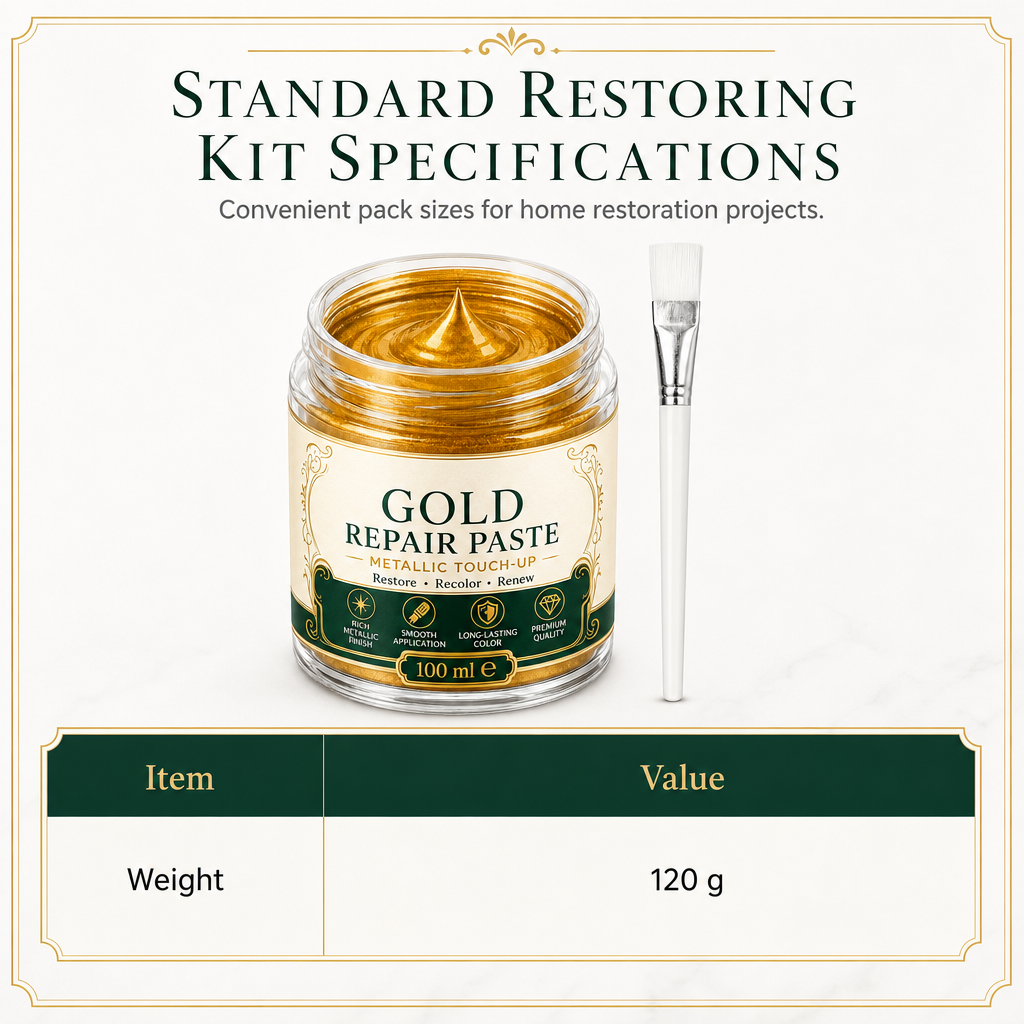 ✨Gold/Silver Metallic Refinishing Repair Paste with Brush
